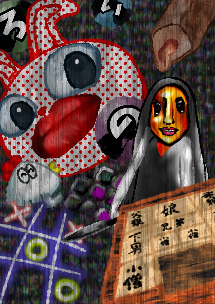 うさぎパズルのファンアートです。